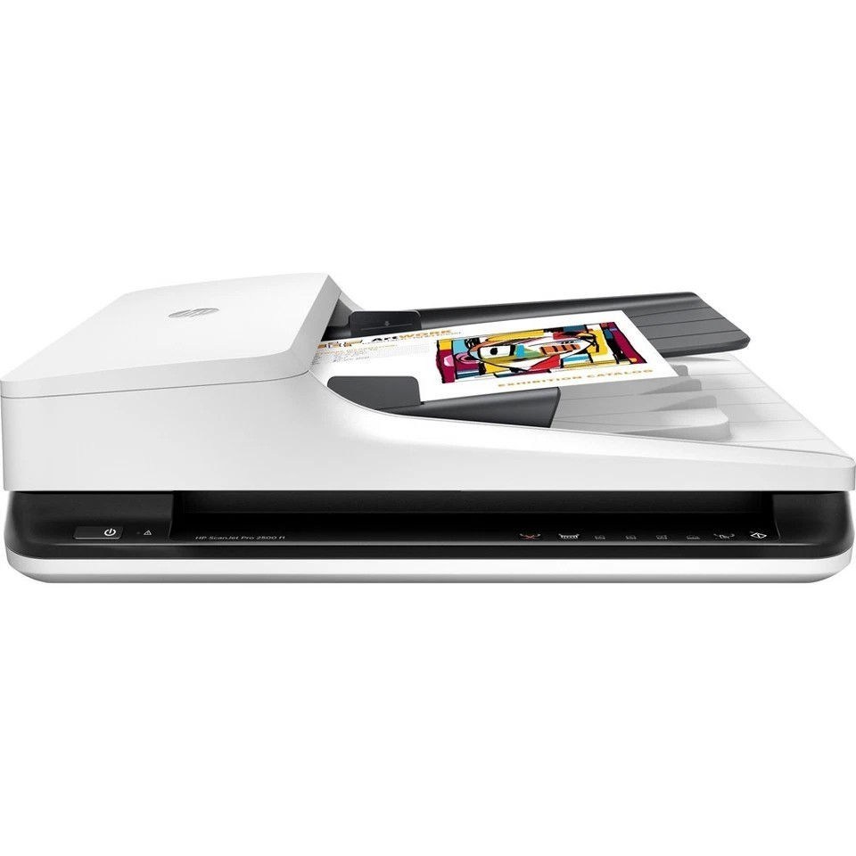 HP SCANJET PRO 2500 F1 A4 FLATBED & SHEETFED DUPLEX COMPACT A4 SCANNER L2747A    -  VERY GOOD - REFURBISHED