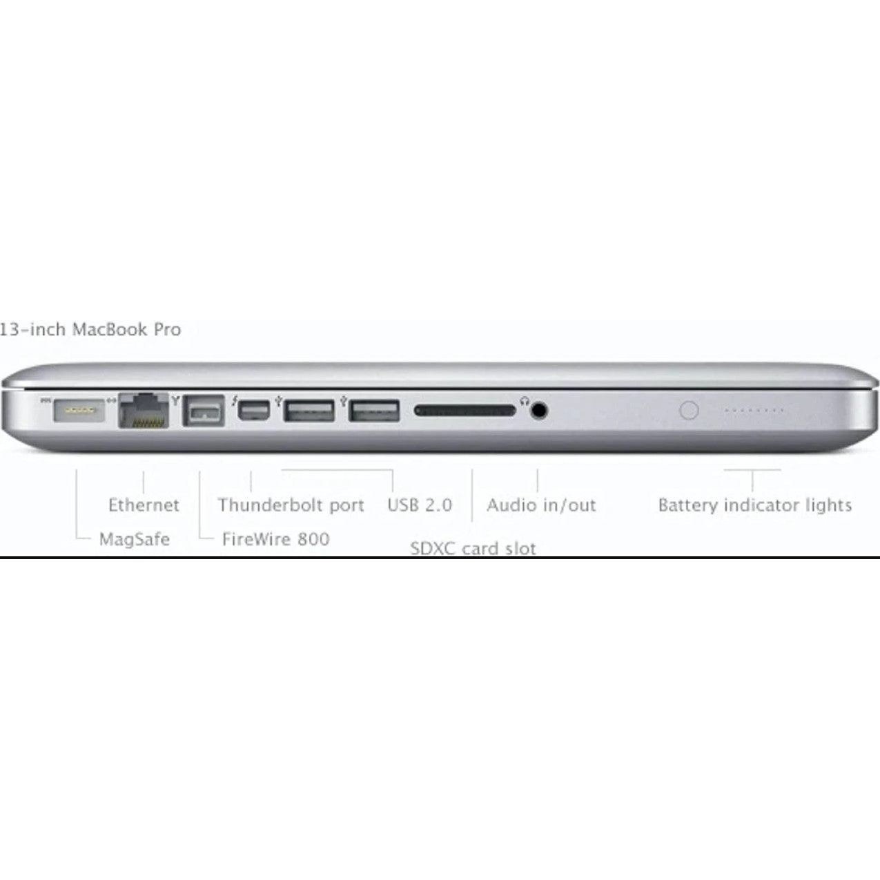 APPLE MACBOOK PRO 11.1 A1502 MACOS 13" INTEL CORE I5 8GB RAM 128GB SSD HD WEBCAM, WIFI,BT  -  GOOD – REFURBISHED