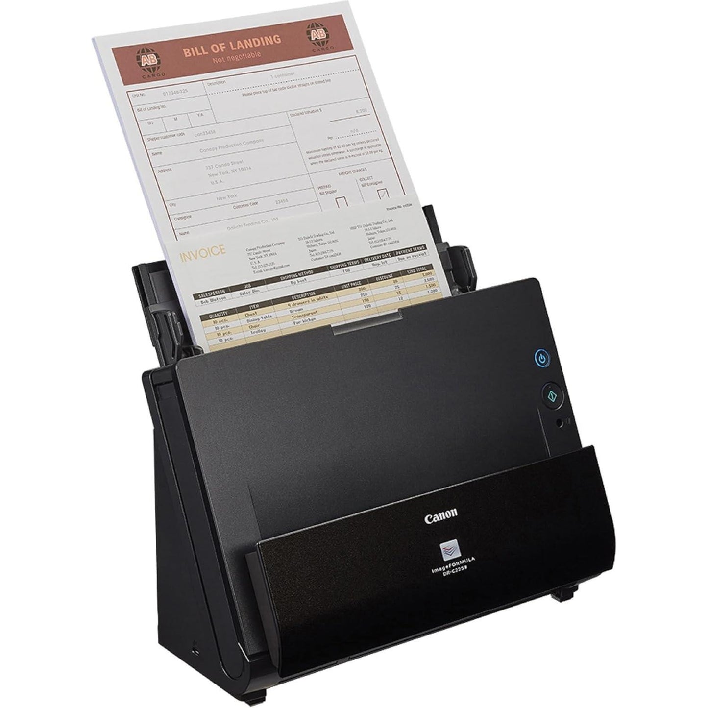 CANON IMAGEFORMULA DR-C225 II OFFICE DESKTOP DOCUMENT SCANNER USB BLACK