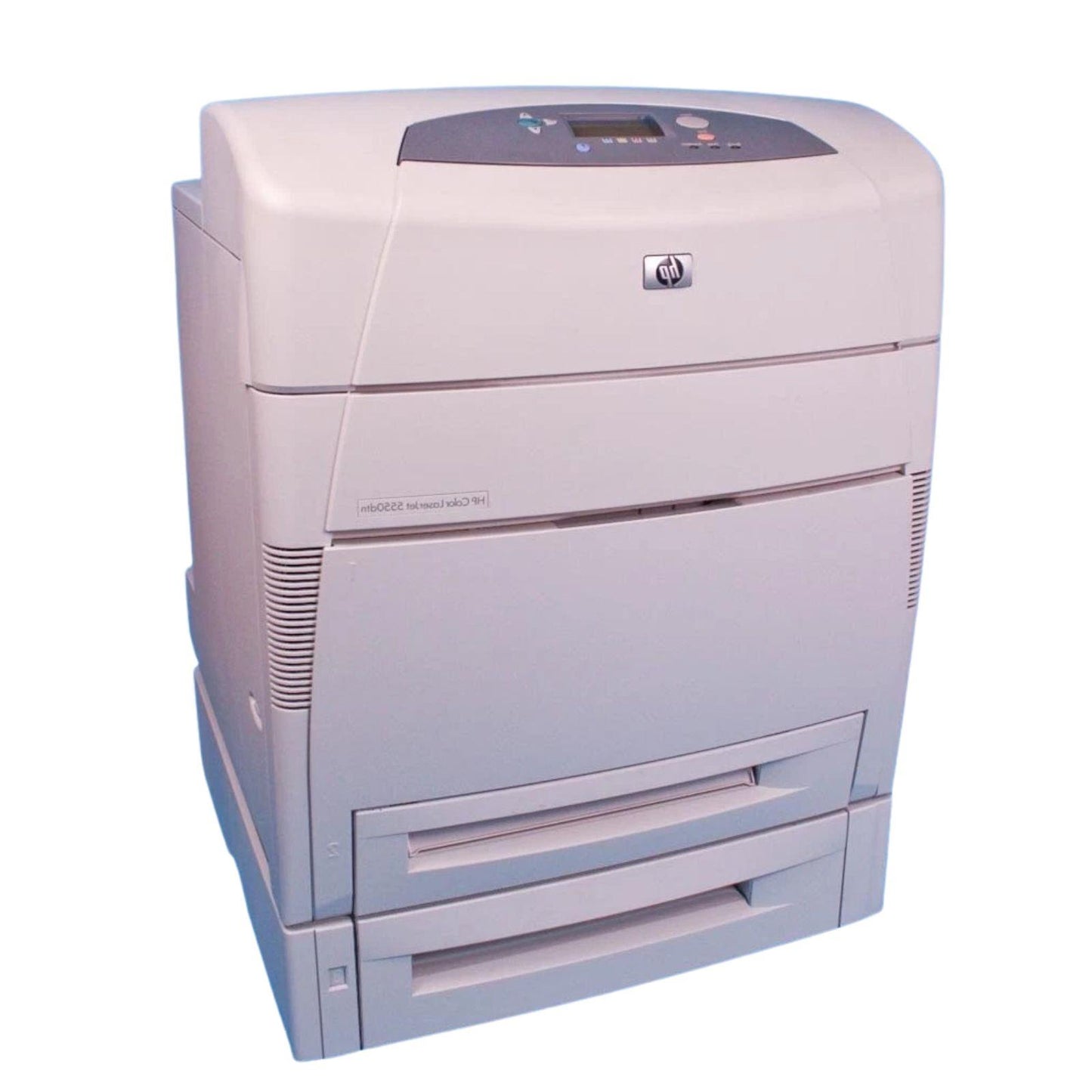 HP COLOR LASERJET 5550DTN A3/A4 PRINTER AUTO DUPLEX NETWORK 3-TRAY STAND 1200 DPI 28PPM USB 2.0, ETHERNET    -   GOOD - REFURBISHED