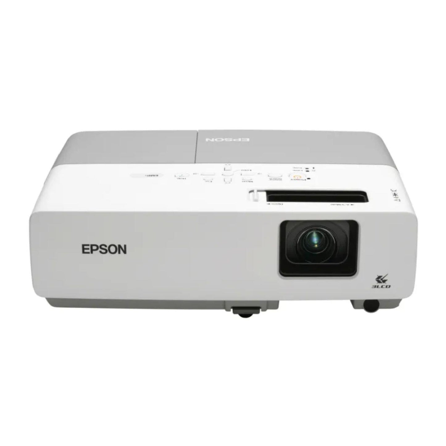 EPSON EMP-83H LCD PROJECTOR 2200 LUMENS XGA RJ45 NETWORK PORT MULTIMEDIA HD - GOOD - REFURBISHED