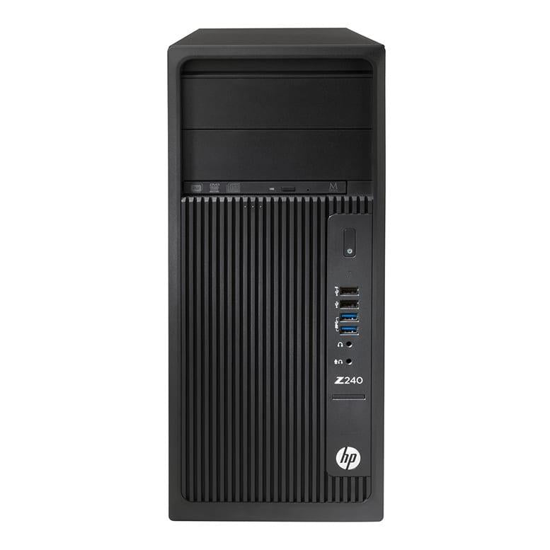 HP Z240 Workstation Tower Windows 11 Desktop PC Intel Core i5 8GB RAM 1TB Storage DisplayPort, USB 3.0 - Good Refurbished