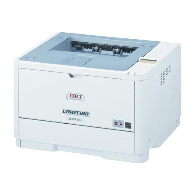 OKI B431DN LASER PRINTER MONOCHROME DUPLEX PRINTING 1200X1200 DPI USB/ETHERNET
