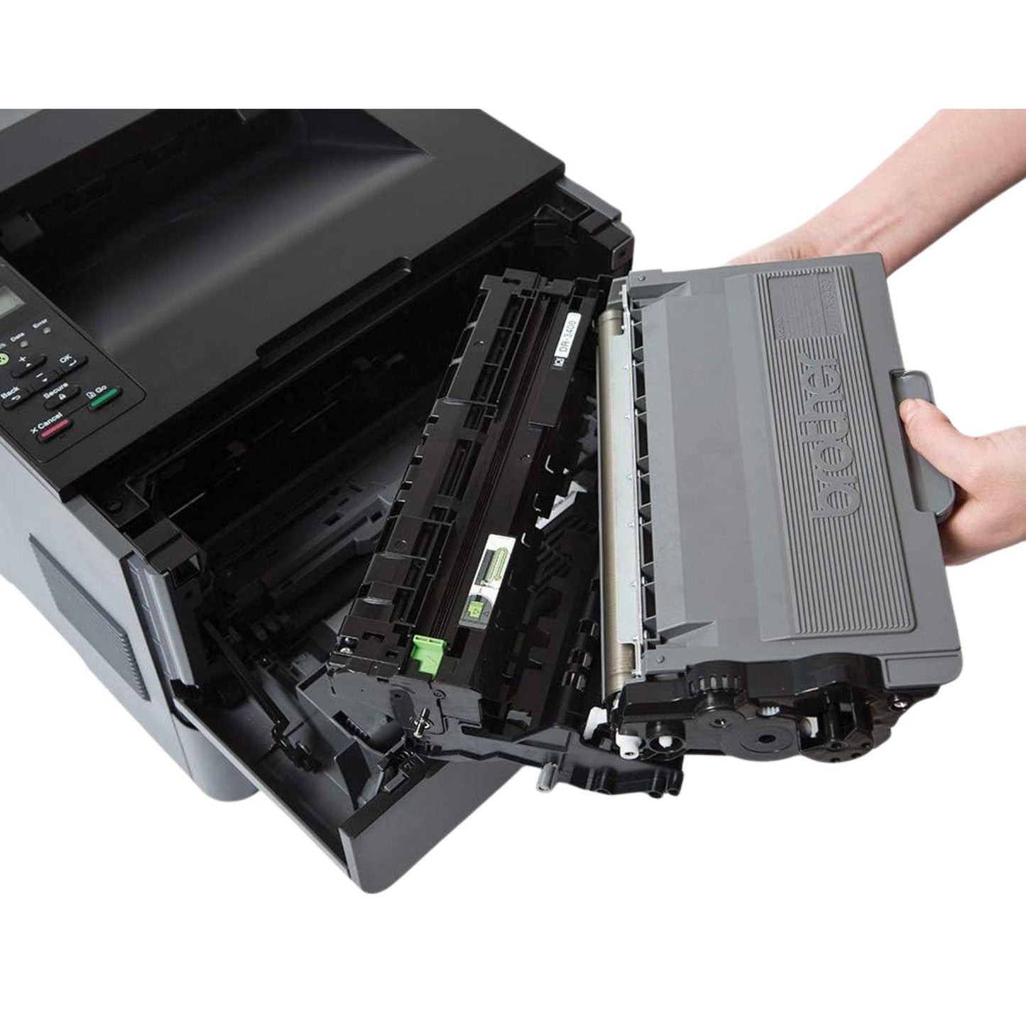 BROTHER HL-L5100DN A4 MONOCHROME 1200 DPI USB 2.0, ETHERNET DUPLEXING LASER PRINTER  -  GOOD - REFURBISHED