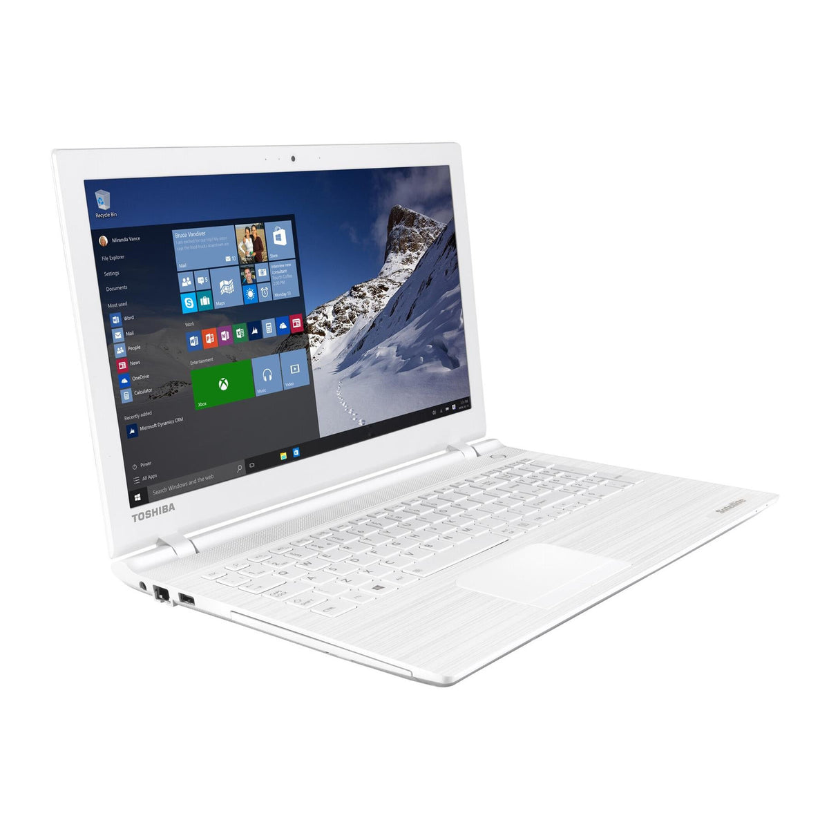 Toshiba Satellite Pro C55D Windows 11 Laptop AMD A6 8GB RAM 500GB Storage 15" HD Webcam DVD WiFi BT -  Very Good - Refurbished