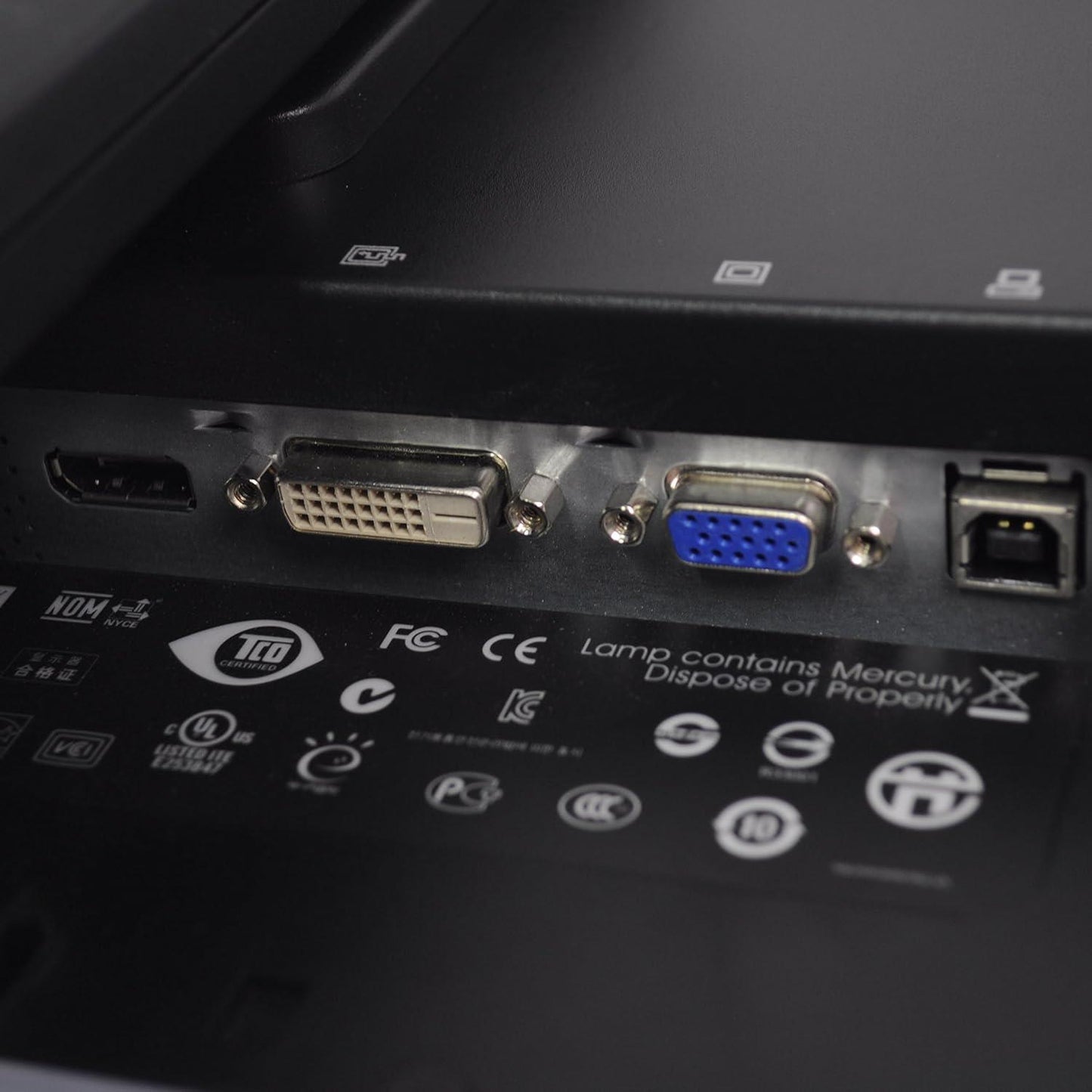HP LA2205WG 22" WSXGA+ 1680X1050 LED MONITOR DP DVI VGA PORT / WITHOUT STAND MONITOR FOR HOME & OFFICE USE   -  GOOD REFURBISHED