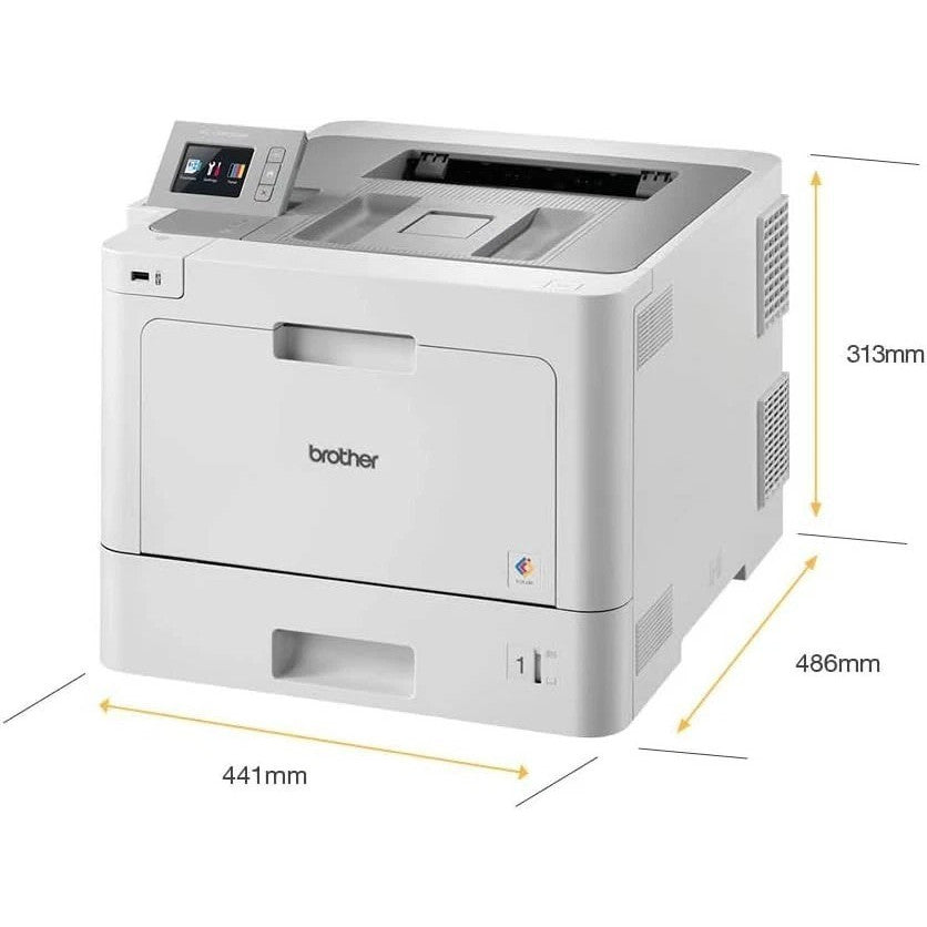 BROTHER HL-L9310CDW DUPLEX WIRELESS FAST 31PPM 2400DPI A4 COLOR LASER PRINTER    -   VERY GOOD - REFURBISHED