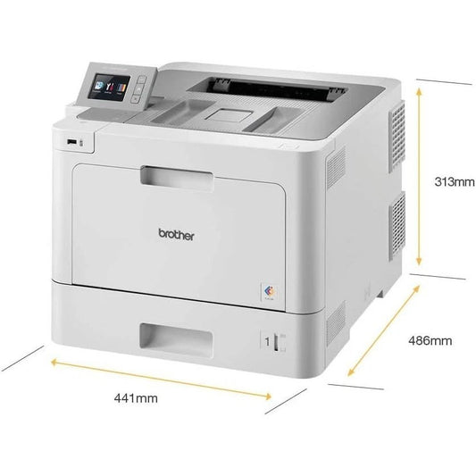 BROTHER HL-L9310CDW DUPLEX WIRELESS FAST 31PPM 2400DPI A4 COLOR LASER PRINTER    -   VERY GOOD - REFURBISHED