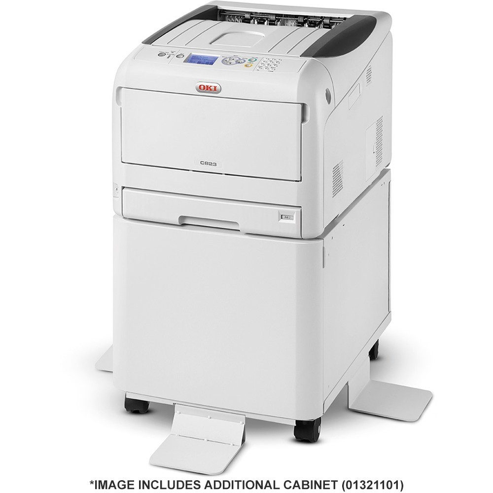OKI C823DN WIDE FORMAT COLOR PRINTER DUPLEX GIGABIT LAN A3 BUSINESS WORKSTATION  -  GOOD - REFURBISHED