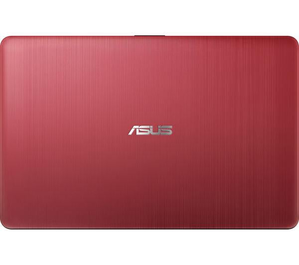 Asus VivoBook X540SA Windows 11 Laptop Pentium N3700 1TB Storage 15" HD Webcam DVD Wifi BT Colour Red - Very Good - Refurbished