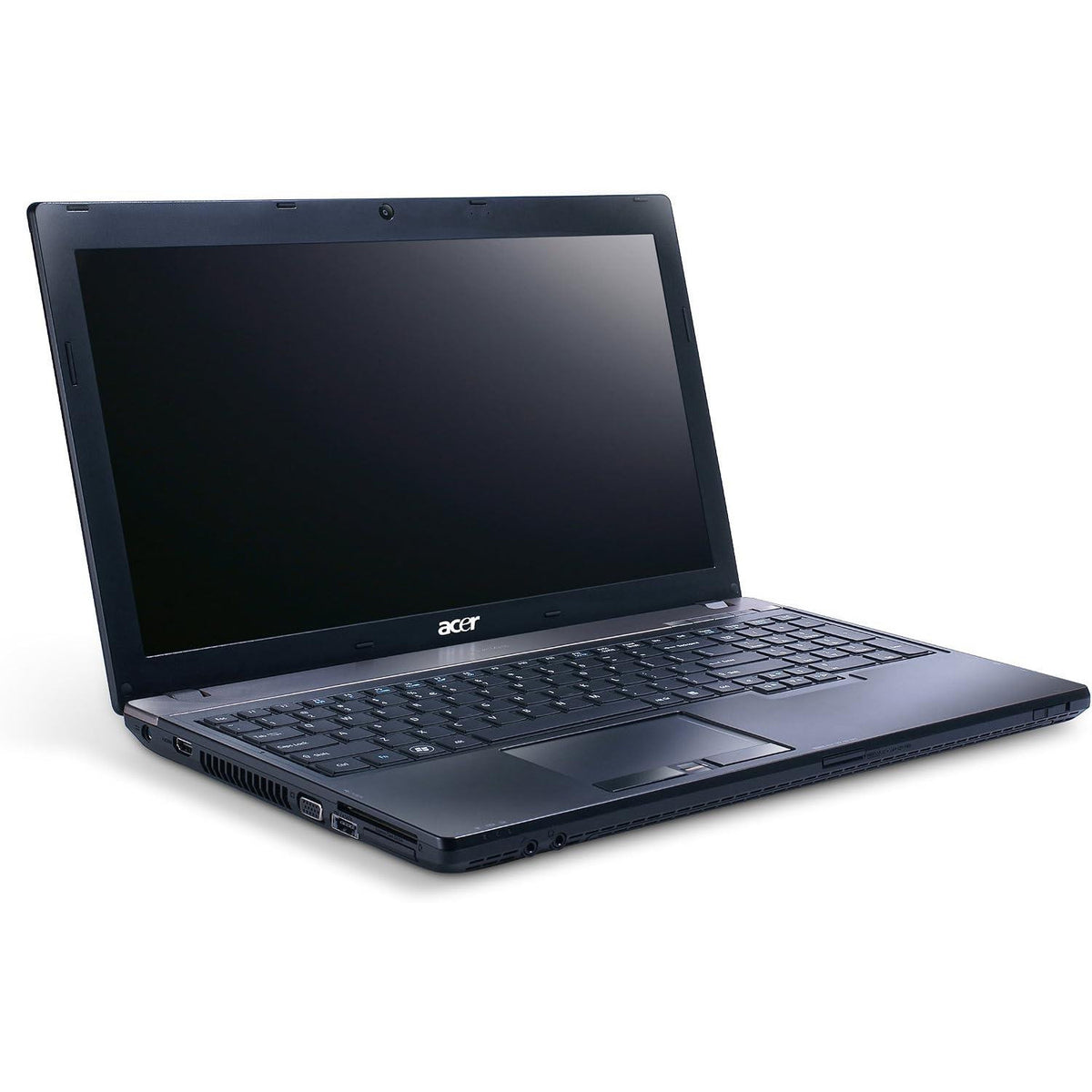 Acer TravelMate 8573 Windows 11 Laptop Intel i3 500GB Storage 15" HD Webcam DVD Wifi BT Colour Black- Very Good - Refurbished