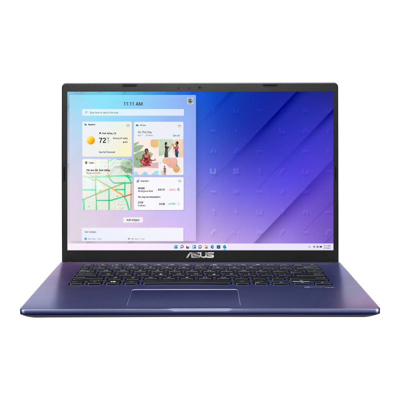 Asus VivoBook R429M Windows 11 Laptop Intel Celeron N4020 64GB SSD 14" HD Webcam WiFi BT Dark Blue - Very Good - Refurbished