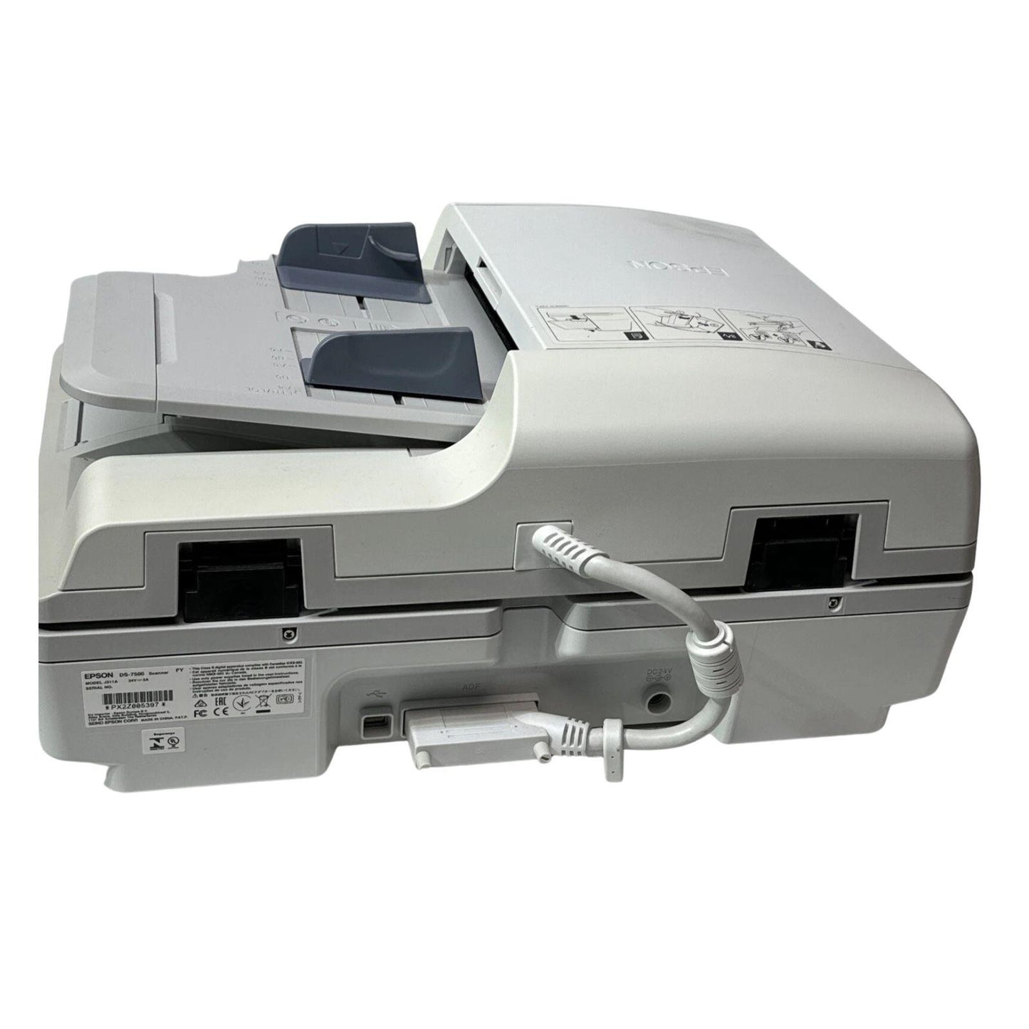 EPSON DS-7500 WORKFORCE A4 DOCUMENT SCANNER 40PPM 80IPM DUPLEX ADF FLATBED USB  -   GOOD - REFURBISHED