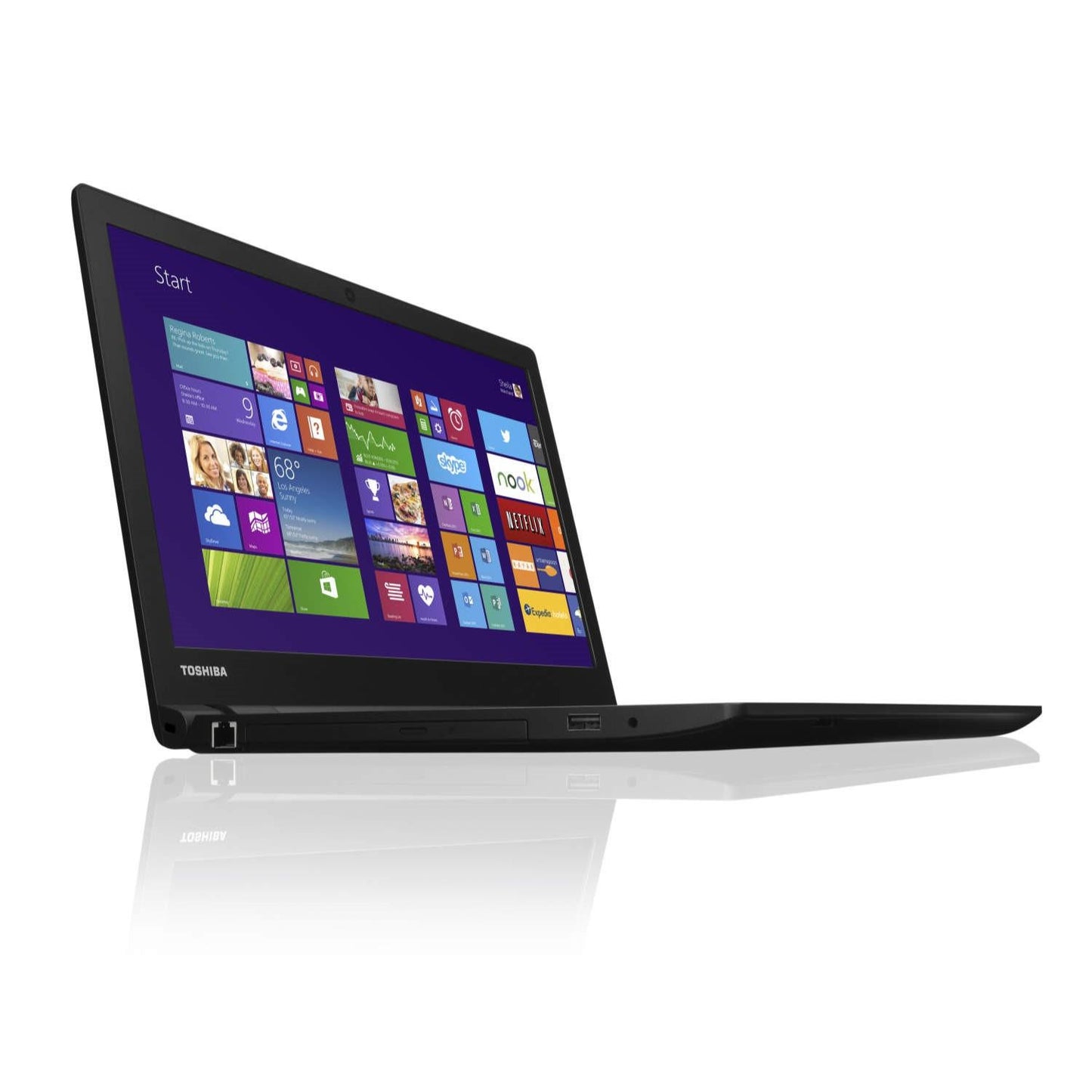 Toshiba Satellite Pro R50-B Windows 11 Laptop Intel i3 8GB RAM 500GB Storage 15" HD Webcam DVD BT Wifi  - Very Good – Refurbished