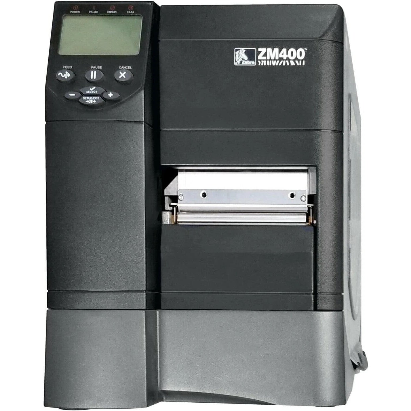 ZEBRA ZM400 INDUSTRIAL THERMAL TRANSFER BARCODE USB NETWORK 203DPI LABEL PRINTER   -   EXCELLENT - REFURBISHED