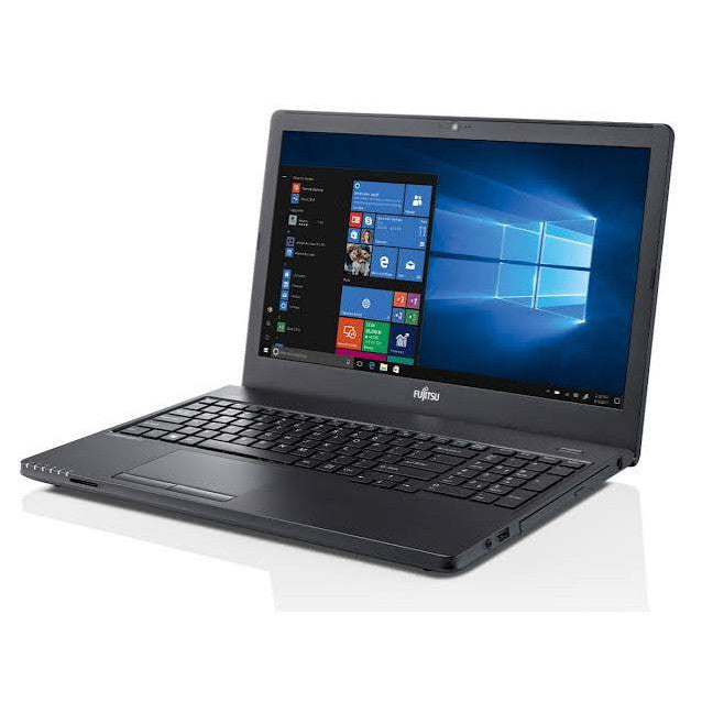 Fujitsu Lifebook A357 15" Windows 11 Laptop Intel I5 8GB RAM 128GB SSD HD Webcam, Optical Drive, BT, Wifi – Very Good – Refurbished