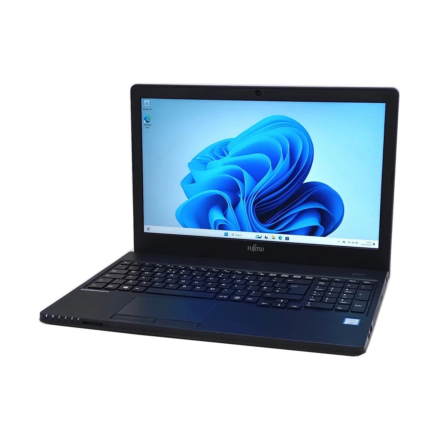 Fujitsu Lifebook A359 Windows 11 Laptop Intel I3 8GB RAM 128GB SSD 15" FHD Webcam, Optical Drive, BT, Wifi - Very Good - Refurbished