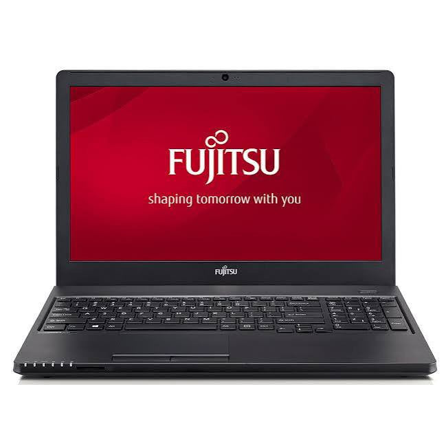 Fujitsu Lifebook A555 Windows 11 Laptop Intel I3 8GB RAM 128GB SSD 15.6" HD Webcam, BT, Wifi, Optical Drive - Very Good - Refurbished