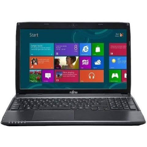 Fujitsu Lifebook A555 Windows 11 Laptop Intel I3 8GB RAM 128GB SSD 15.6" HD Webcam, BT, Wifi, Optical Drive - Very Good - Refurbished