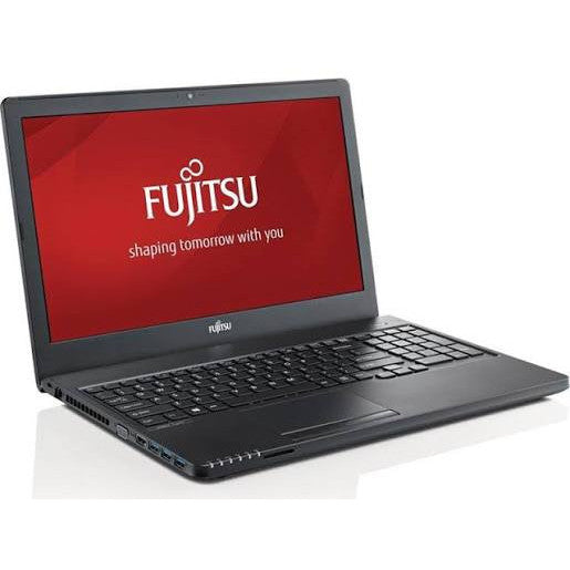 Fujitsu Lifebook A555 Windows 11 Laptop Intel I3 8GB RAM 128GB SSD 15.6" HD Webcam, BT, Wifi, Optical Drive - Very Good - Refurbished
