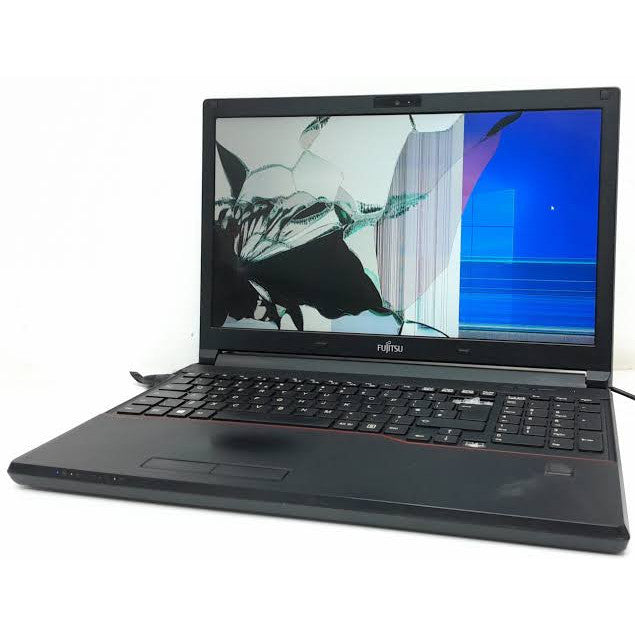 Fujitsu Lifebook E554 15" Windows 11 Laptop Intel I5 8GB RAM 128GB SSD HD Webcam, BT, Wifi, Optical Drive  - Very Good – Refurbished