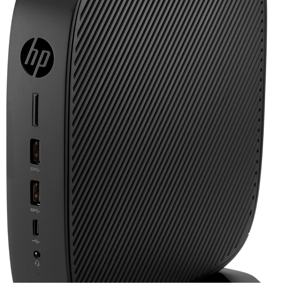 HP Thin Client T640 Windows 11 Tiny PC AMD Ryzen R1505G 128GB SSD USB DP Port - Good  Refurbished