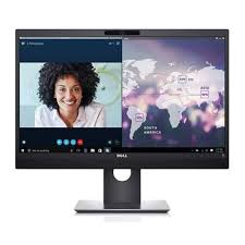 DELL P2418HZM 24 INCH FULL HD IPS LED MONITOR 60HZ ADJUSTABLE STAND WITH WEBCAM SPEAKERS MICROPHONE REFURBISHED VERY GOOD