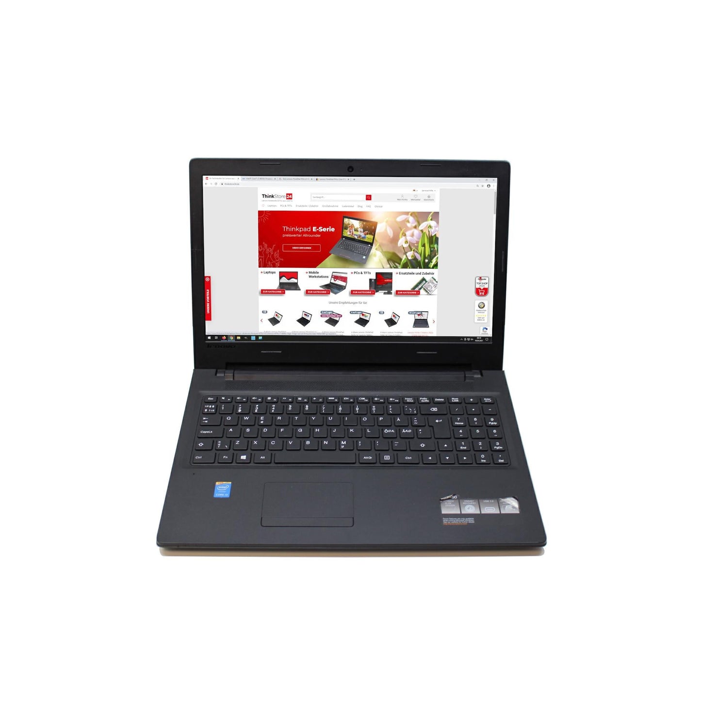 Lenovo B50-50 (80S2) 15" Windows 11 Laptop Intel I5 8GB RAM 128GB SSD HD Webcam, BT, Wifi, Optical Drive - Very Good – Refurbished