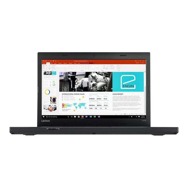 Lenovo Thinkpad L470 Windows 11 Laptop Intel I3 8GB RAM 128GB SSD 14" HD Webcam, BT, Wifi - Very Good - Refurbished