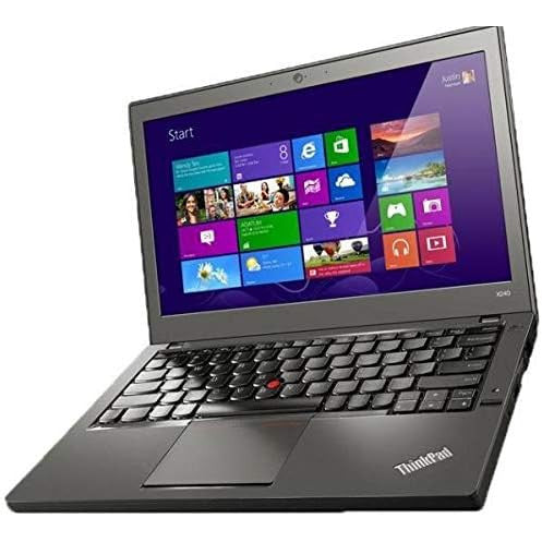 Lenovo Thinkpad X240 Windows 11 Laptop Intel I3 8GB RAM 128GB SSD 12" HD Webcam BT - Very Good Refurbished