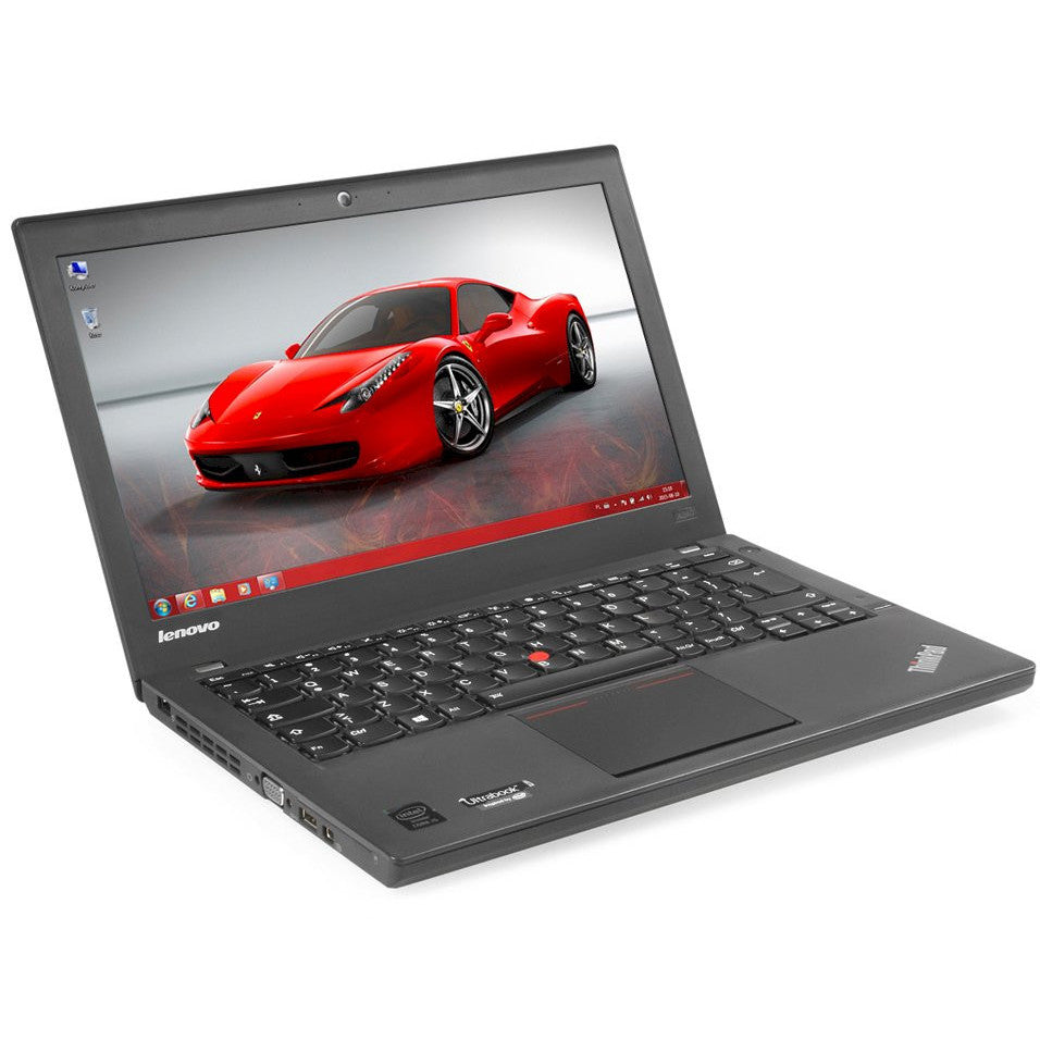 Lenovo Thinkpad X240 Windows 11 Laptop Intel I3 8GB RAM 128GB SSD 12" HD Webcam BT - Very Good Refurbished