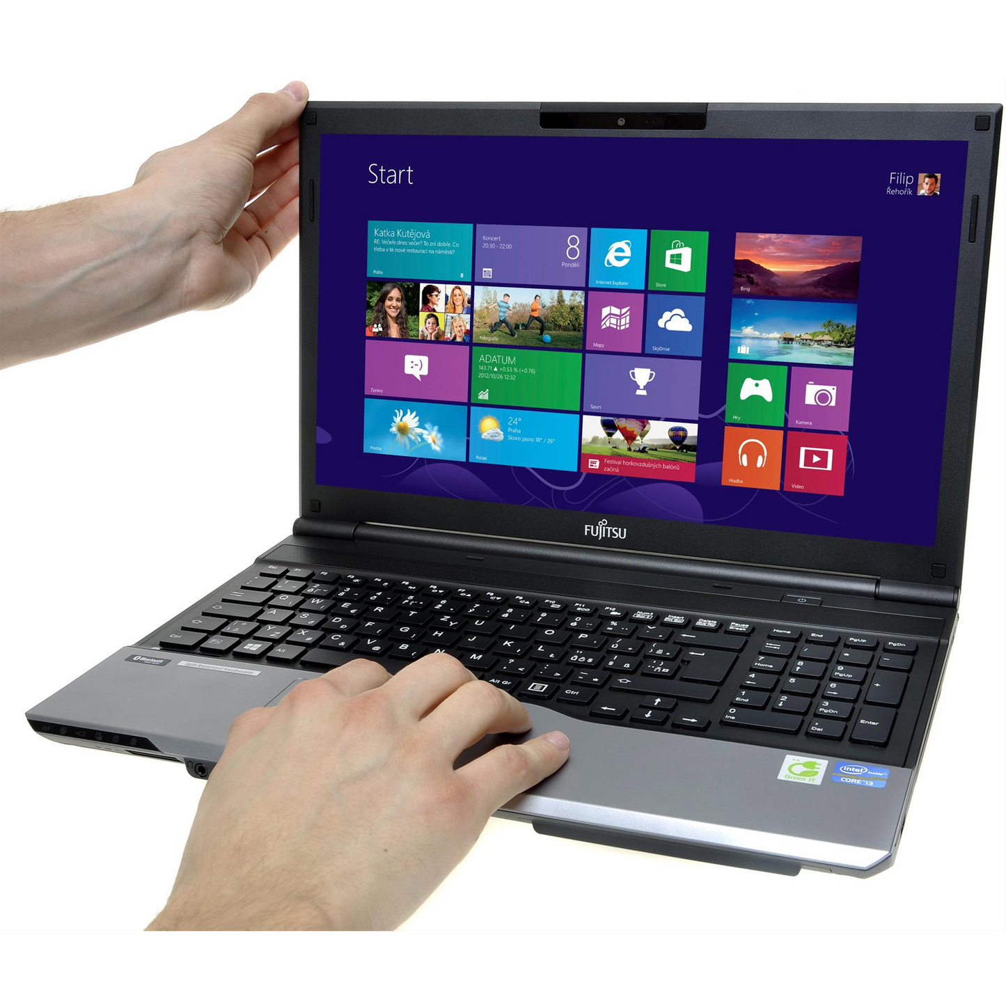 Fujitsu Lifebook A532 Windows 11 Laptop Intel I3 8GB RAM 500GB Storage 15" HD Webcam BT DVD - Very Good Refurbished