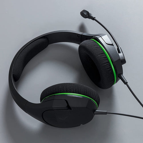 HyperX Stinger Core (Green) Gaming Headset | Lightweight Wired Headphones with Mic for PC, Xbox & PlayStation