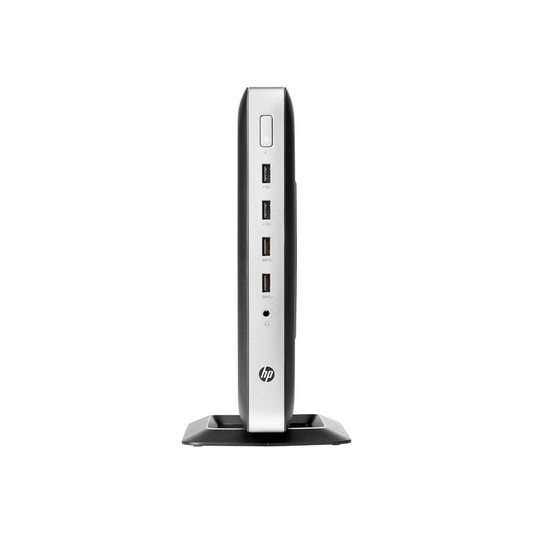 HP T630 Thin Client Windows 11 Pro Mini PC AMD GX-420GI Radeon R7E 128GB SSD VGA DisplayPort USB 3.0 USB 2.0 - Good Refurbished