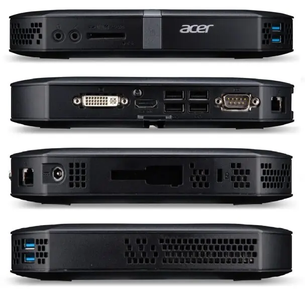 Acer Veriton N2620G Tiny PC Windows 11 Intel Celeron 8GB RAM 64GB SSD 320GB Storage  -  Good Refurbished