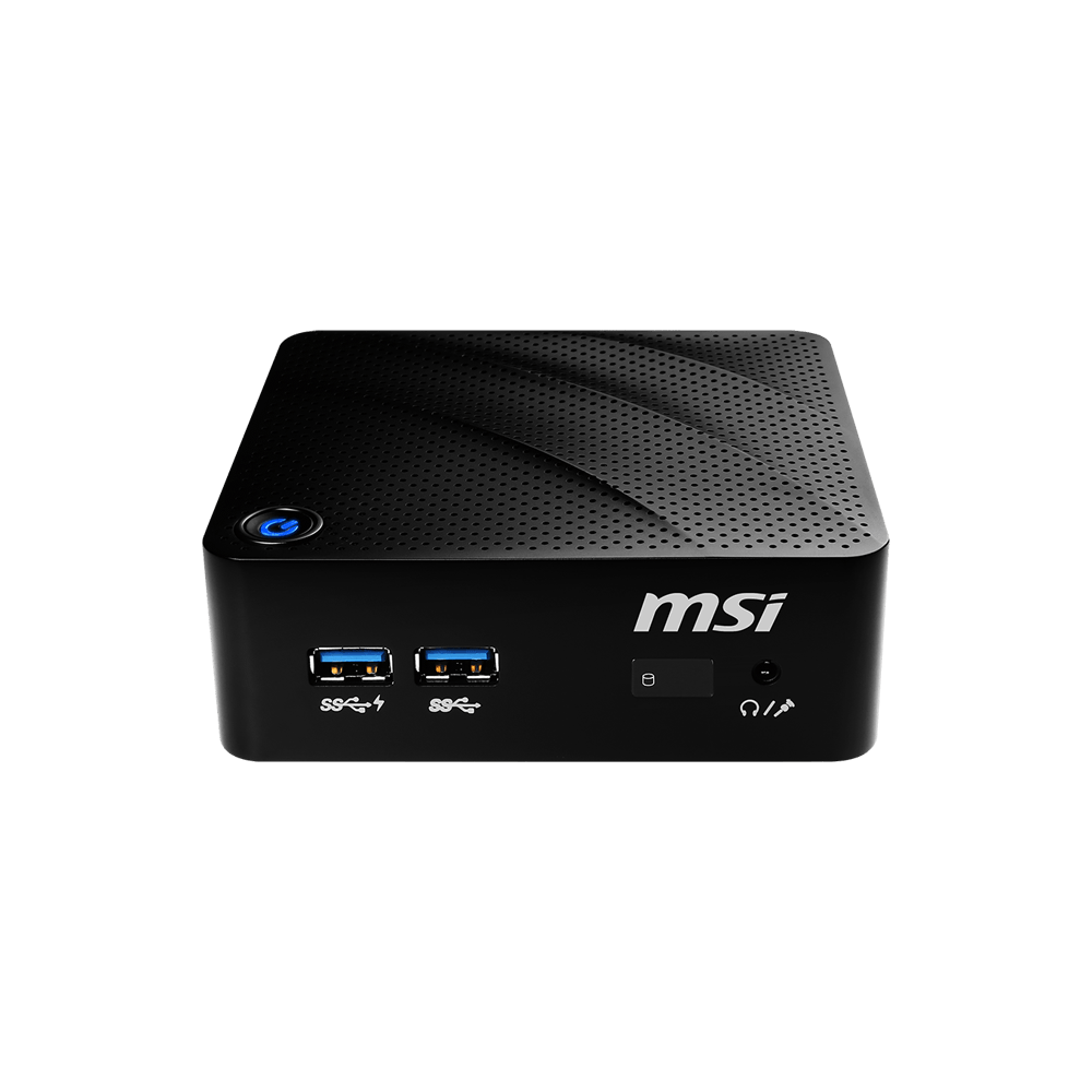 MSI Cubi N B120 Mini PC Windows 11 Tiny Pc Intel Celeron N3060 250GB SSD HDMI VGA USB 3.1 Ultra-Slim Fanless - Good Refurbished