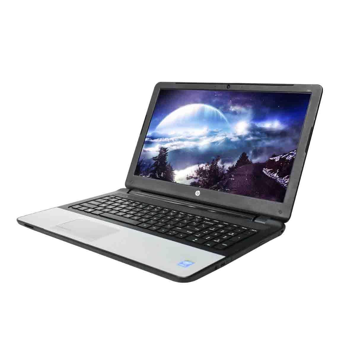 HP 350 G1 Windows 11 Laptop Intel i3 8GB RAM 128GB SSD 15" HD Webcam DVD BT WiFi Silver Colour - Very Good - Refurbished