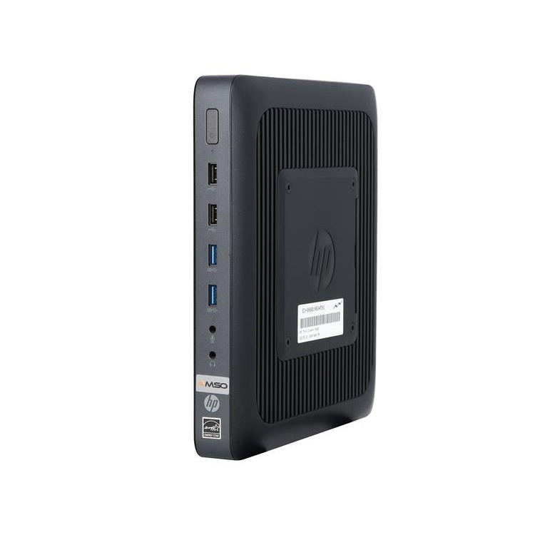 HP T620 Thin Client Tiny PC Windows 11 Pro Mini PC AMD Radeon Quad Core 128GB SSD VGA Ultra-Slim - Good Refurbished
