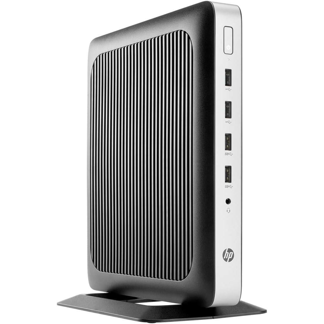 HP T630 Thin Client Windows 11 Pro Mini PC AMD GX-420GI Radeon R7E 128GB SSD VGA DisplayPort USB 3.0 USB 2.0 - Good Refurbished