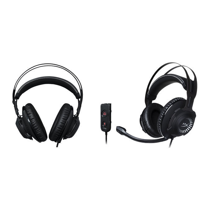 HyperX Cloud Revolver Gaming Headset – Black/White | Studio-Grade Sound & Premium Comfort