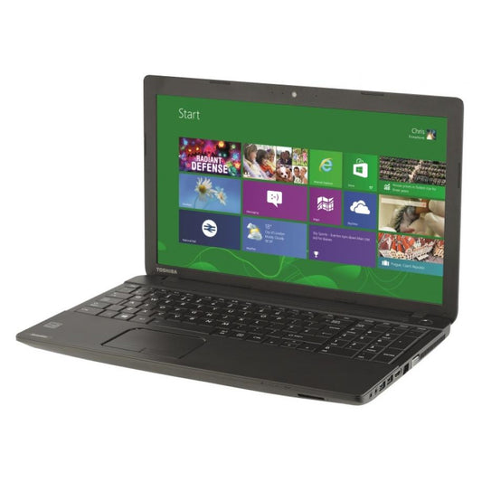 Toshiba Satellite Pro C50-A Windows 11 Laptop Intel I3 8GB RAM 500GB Storage 15" HD Webcam BT DVD - Very Good Refurbished