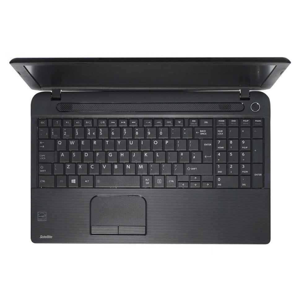 Toshiba Satellite Pro C50-A Windows 11 Laptop Intel I3 8GB RAM 500GB Storage 15" HD Webcam BT DVD - Very Good Refurbished