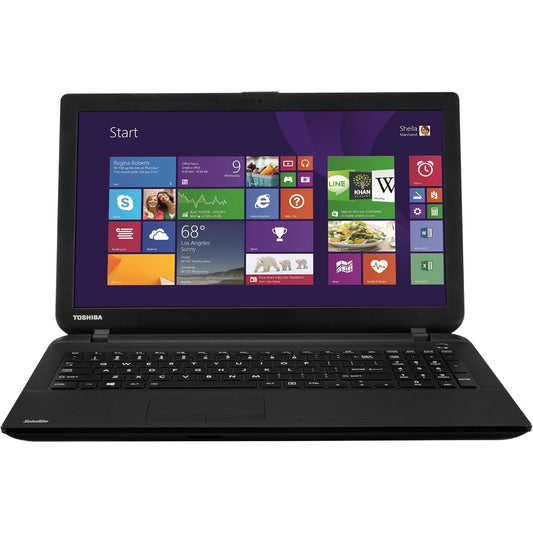 Toshiba Satellite Pro C50-B Windows 11 Laptop Intel Pentium 8GB RAM 500GB Storage 15" HD Webcam BT DVD - Good Refurbished
